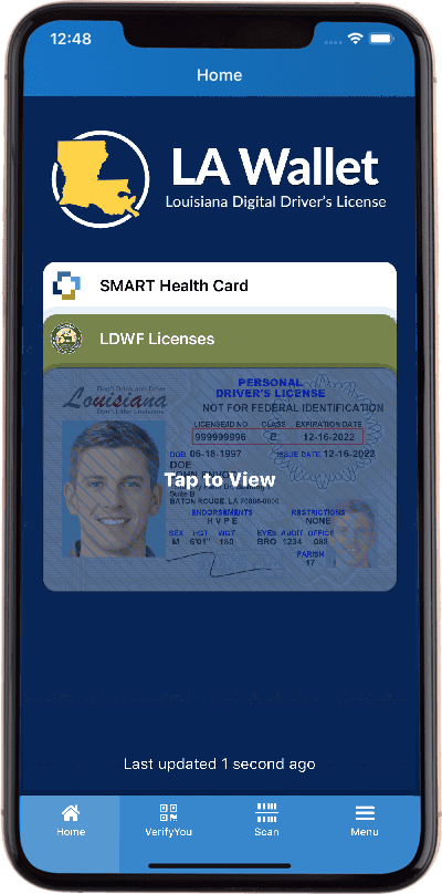 Review: LA Wallet -- digital version of your Louisiana driver's license on  your iPhone - iPhone J.D.