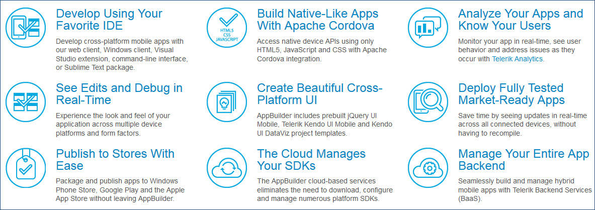 Características AppBuilder