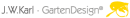J. W. Karl GartenDesign GmbH & Co. KG 97469 Gochsheim Logo