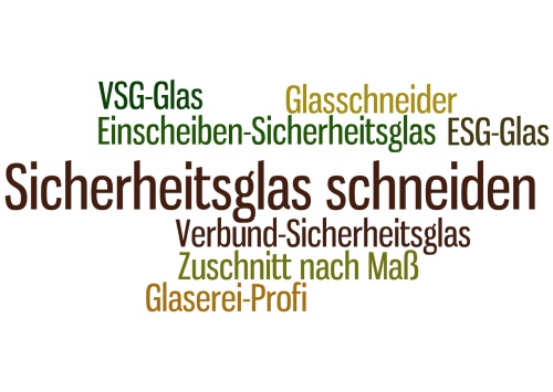 Sicherheitsglas schneiden Nicht bei jedem Glas möglich!