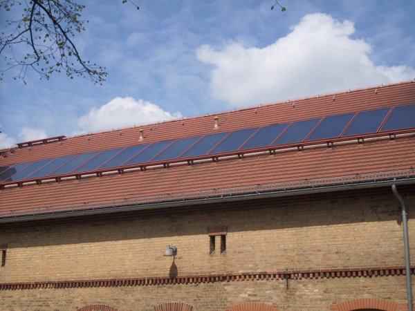 Photovoltaikanlage-Haus Photovoltaikanlage auf dem Haus