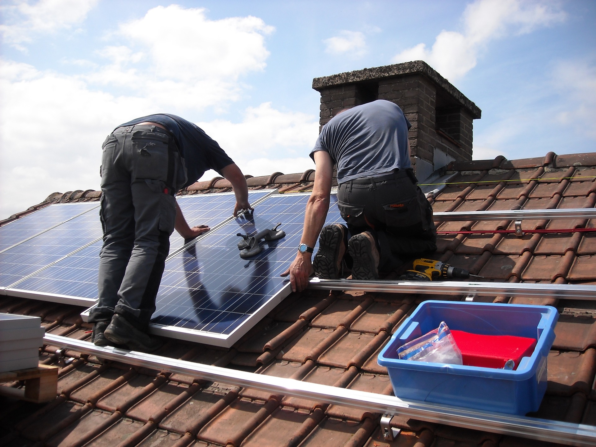 Repowering Photovoltaikanlage Eine Photovoltaikanlage auf dem Dach
