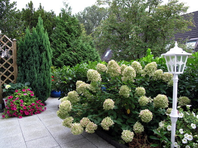 Terrassenbeleuchtungen sorgen für Sicherheit und Atmosphäre.