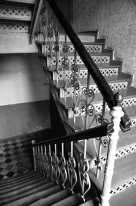 Steinteppich-Treppe