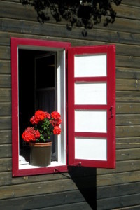 alte Holzfenster