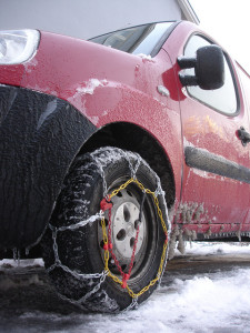 Schneeketten Test