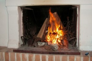 Kamin aus Stein Kamin