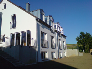 Haus in der Bauphase