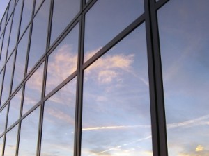 Fassade aus Sonnenschutzglas