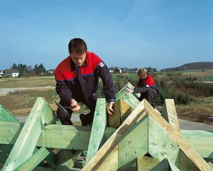 Die Aubsildung zum Dachdecker hat Zukunft.