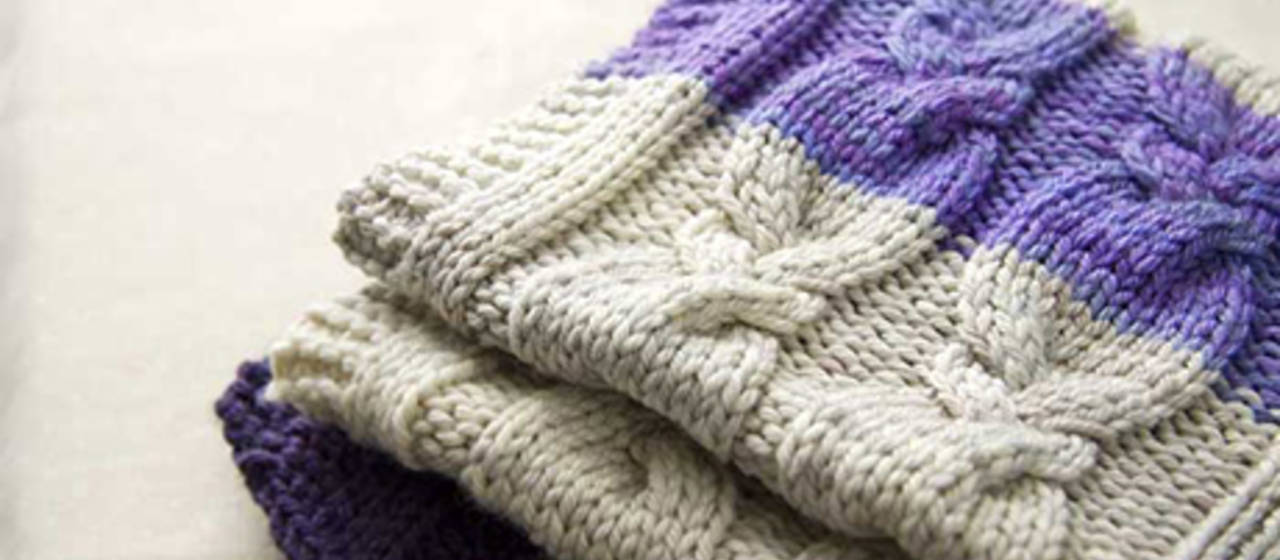 How to Knit a Cabled Blanket Cable Knit Blanket Pattern Idiots Guides