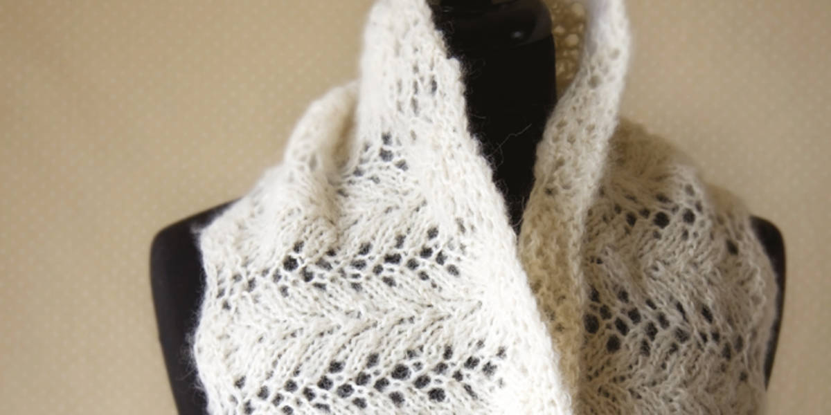 Knitting Project: Infinity Lace Scarf How to Knit a ...