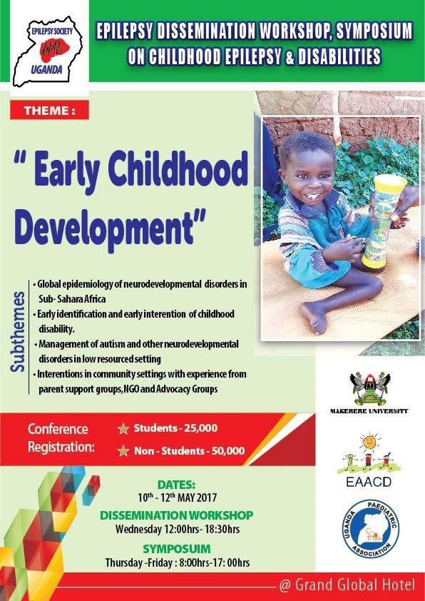Poster of the Symposium on Epilepsy and Childhood Disability