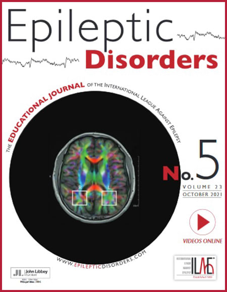 Epileptic Disorder journal cover - Volume 23, No. 5, October 2021