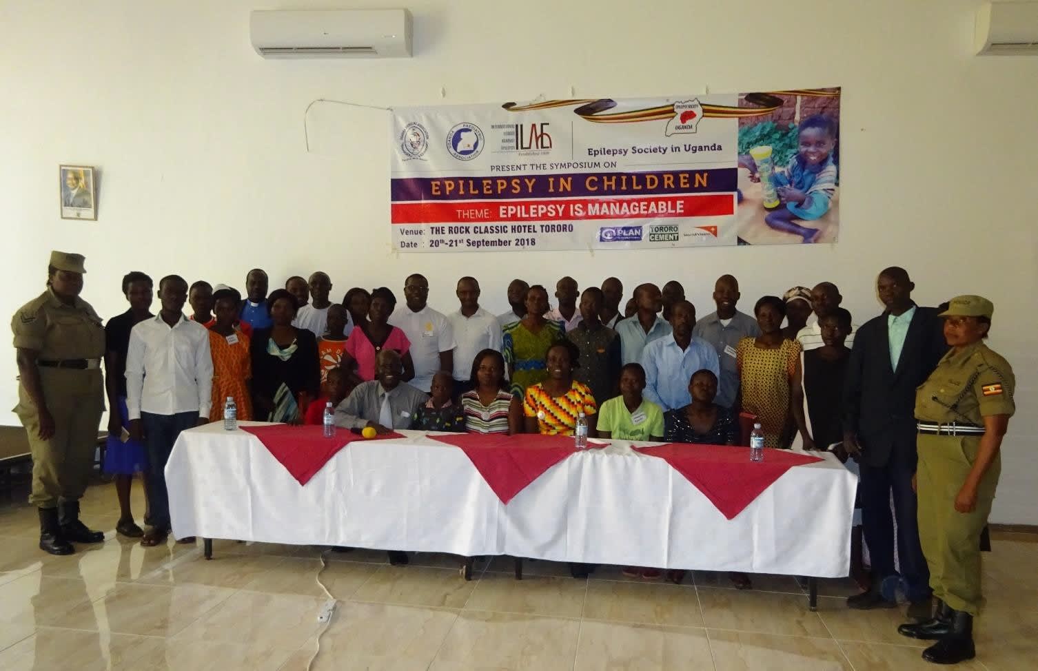 Attendees of the Symposium on Epilepsy in Children held in Tororo town, September 2018