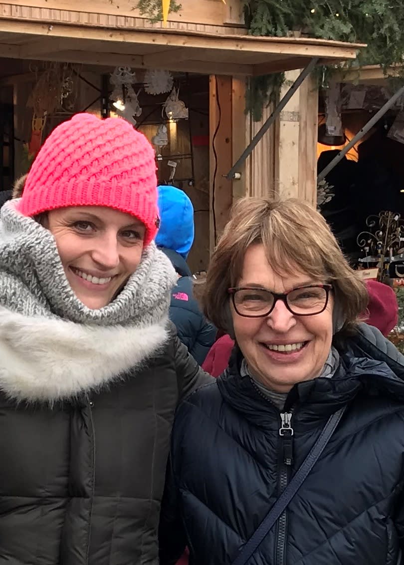 Stacia Kalinoski with her mother, Barbara