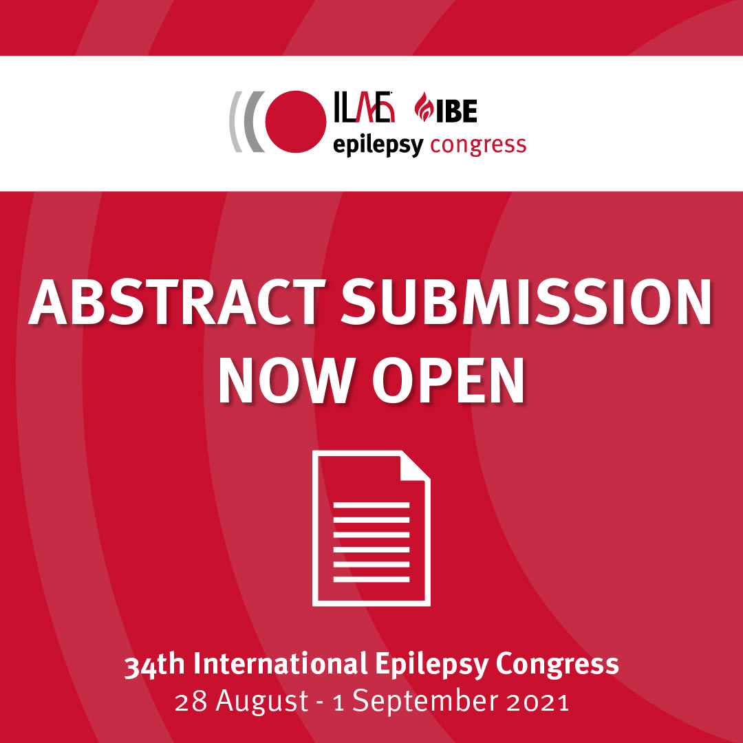 Abstract submission for the 34th International Epilepsy Congress in 2021 is now open. The submission deadline is 25 March 2021