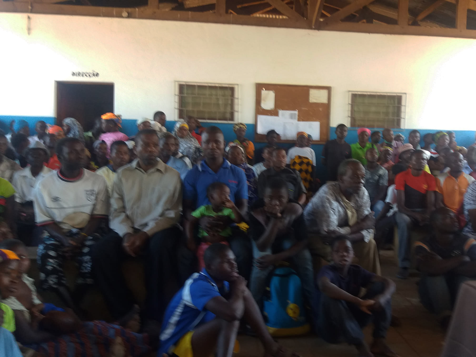 Epilepsy awareness session at Alua Health Center, Nampula Province