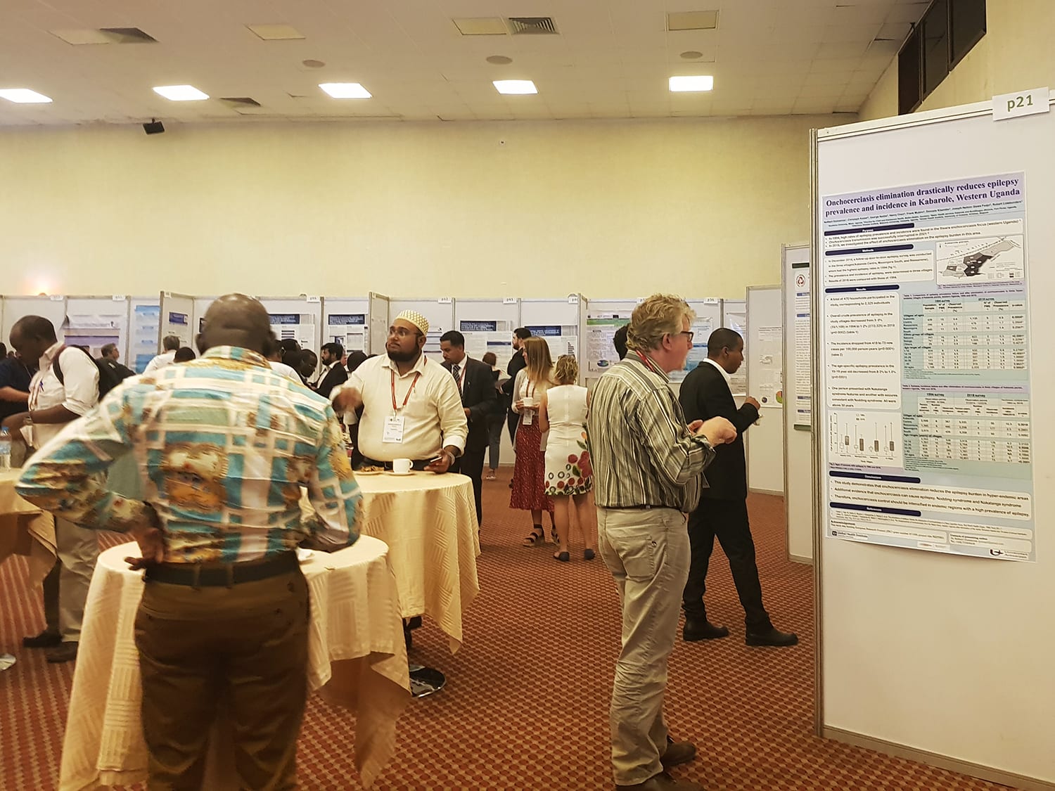 Interactions during poster sessions