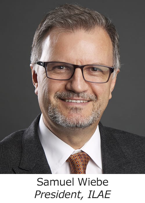 Samuel Wiebe, President, ILAE