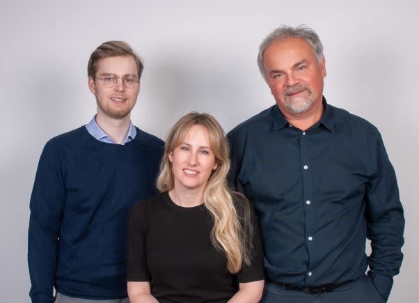 Alfred Hauptmann Award recipients 2023 from left to right: Oliver L. Eichmüller, Nina S. Corsini and Jürgen A. Knoblich
Photo: IMBA