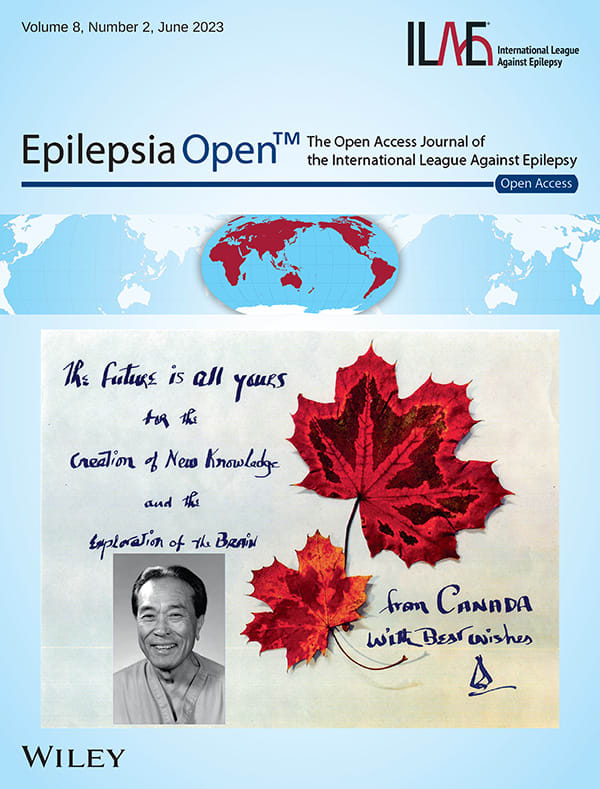 Epilepsia Open - The open access journal of the International League Against Epilepsy. Volume 8, Number 2, June 2023. Open Access Wiley