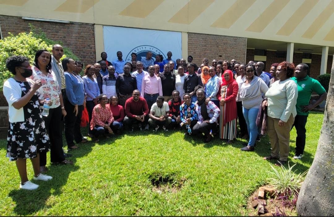 Group photo of the one-day workshop on “Strengthening the capacity of mental health nurses from district hospitals on epileptic care in Rwanda”, in Kigali, Rwanda, on 17 December 2022.