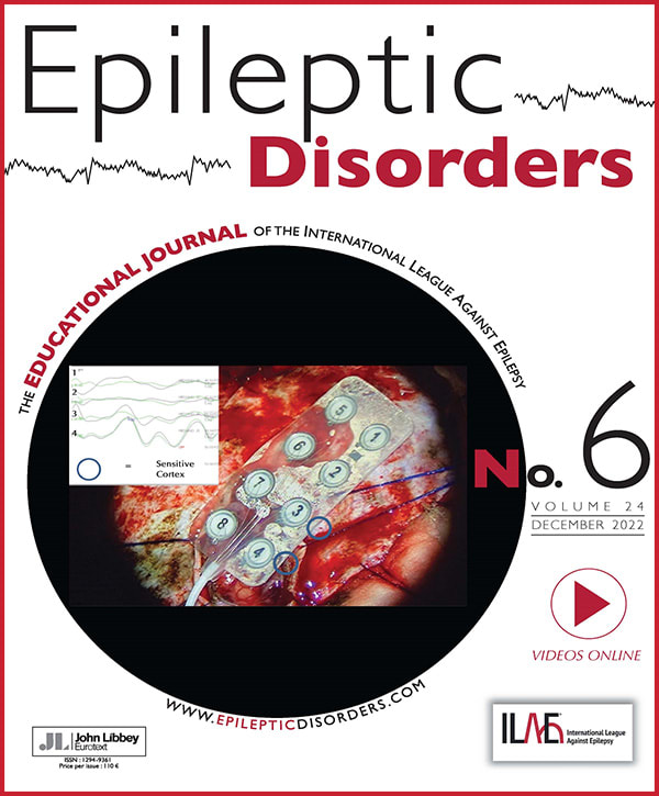 Epileptic Disorders The educational journal of the International League Against Epilepsy No. 6 Volume 24 December 2022 John Libby Eurotext www.epilepticdisorders.com ILAE