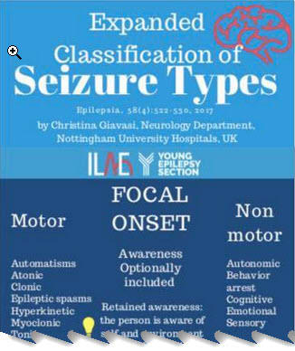 Infographic - Expanded Classification of seizure types - click to see full image