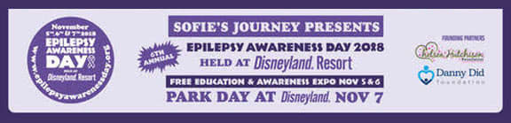 Epilepsy Awareness Day Disney 2018 banner