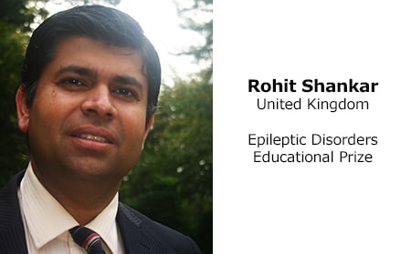 Rohit Shankar (United Kingdom) 2018 Epileptic Disorders Educational Prize