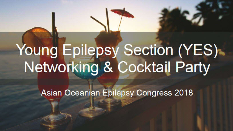 Young Epilepsy Section Cocktail & Networking party at AOEC 2018