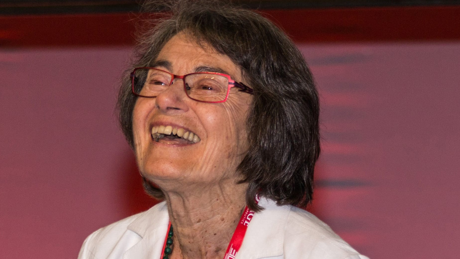 Charlotte Dravet reacts to receiving award