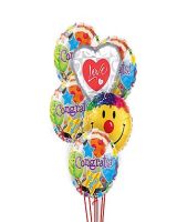 Congratulations Love And Smile Balloons