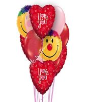 Shimmering Hearts Balloons