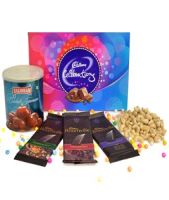 Delicious Hamper Of Chocolates Sweets And Nuts