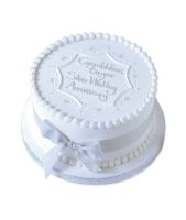 Silver Wedding Cake