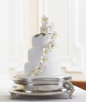 Orchid Cascade Cake