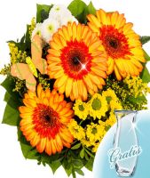 Flower Bouquet Sommerduft with vase