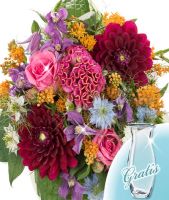 Flower Bouquet Farbenspiel with vase
