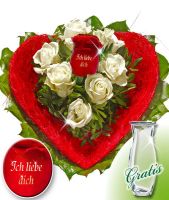 Rose Bouquet "I love You" with vase