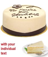 Lübecker Dessert Marzipan Cake with Individual Text