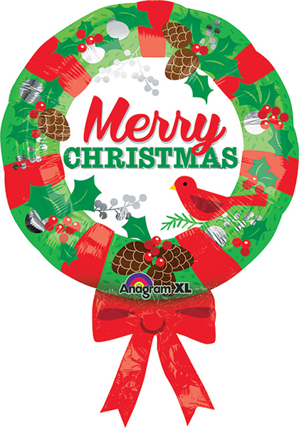 28 CHRISTMAS WREATH BALLOON