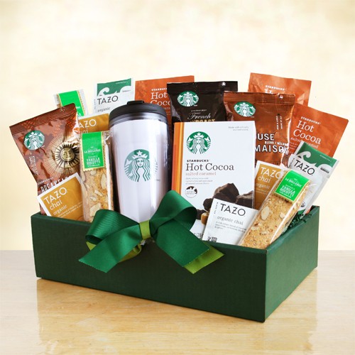 The Starbucks Classic Gift Basket
