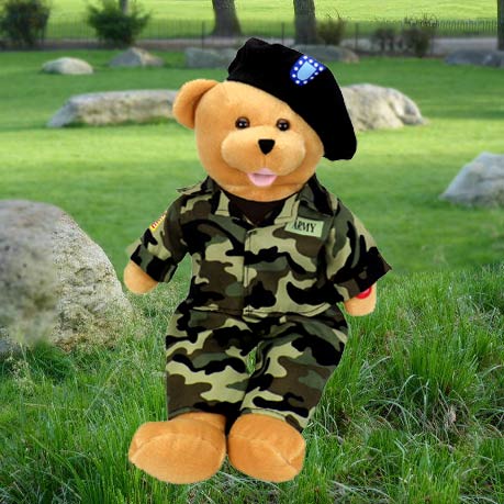 American Hero Army Bear -  “The Army Goes Rolling Along”
