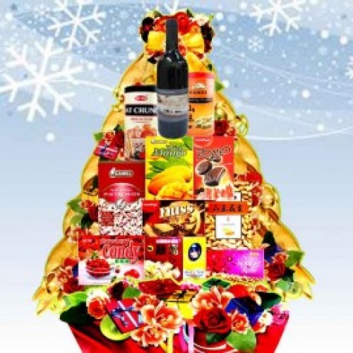 Red Wine Mirth Christmas Gift Hamper