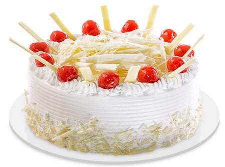 1 Kg White Forest Cake