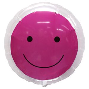 18 TR PINK SMILEY FACE