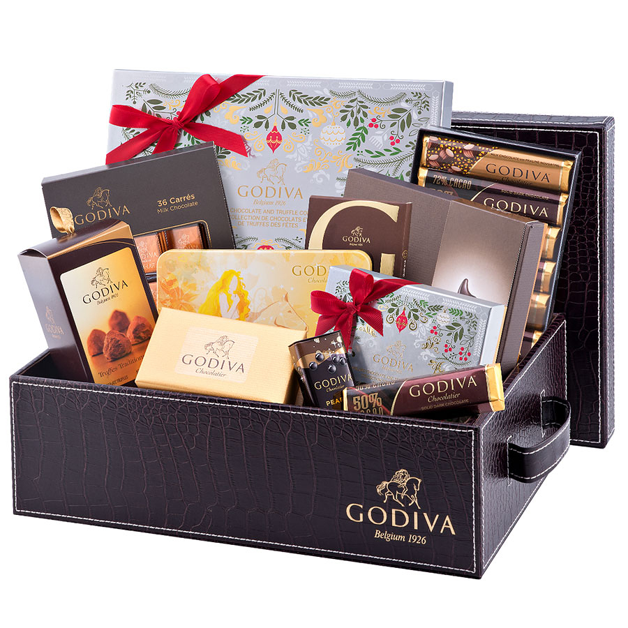 Godiva Christmas Decadent Chocolate Croco Hamper