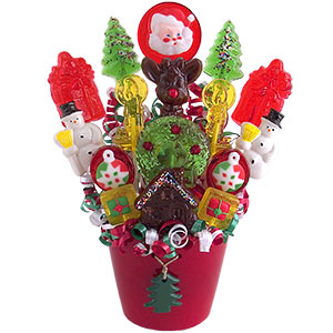 Christmas Lollipop Bouquet